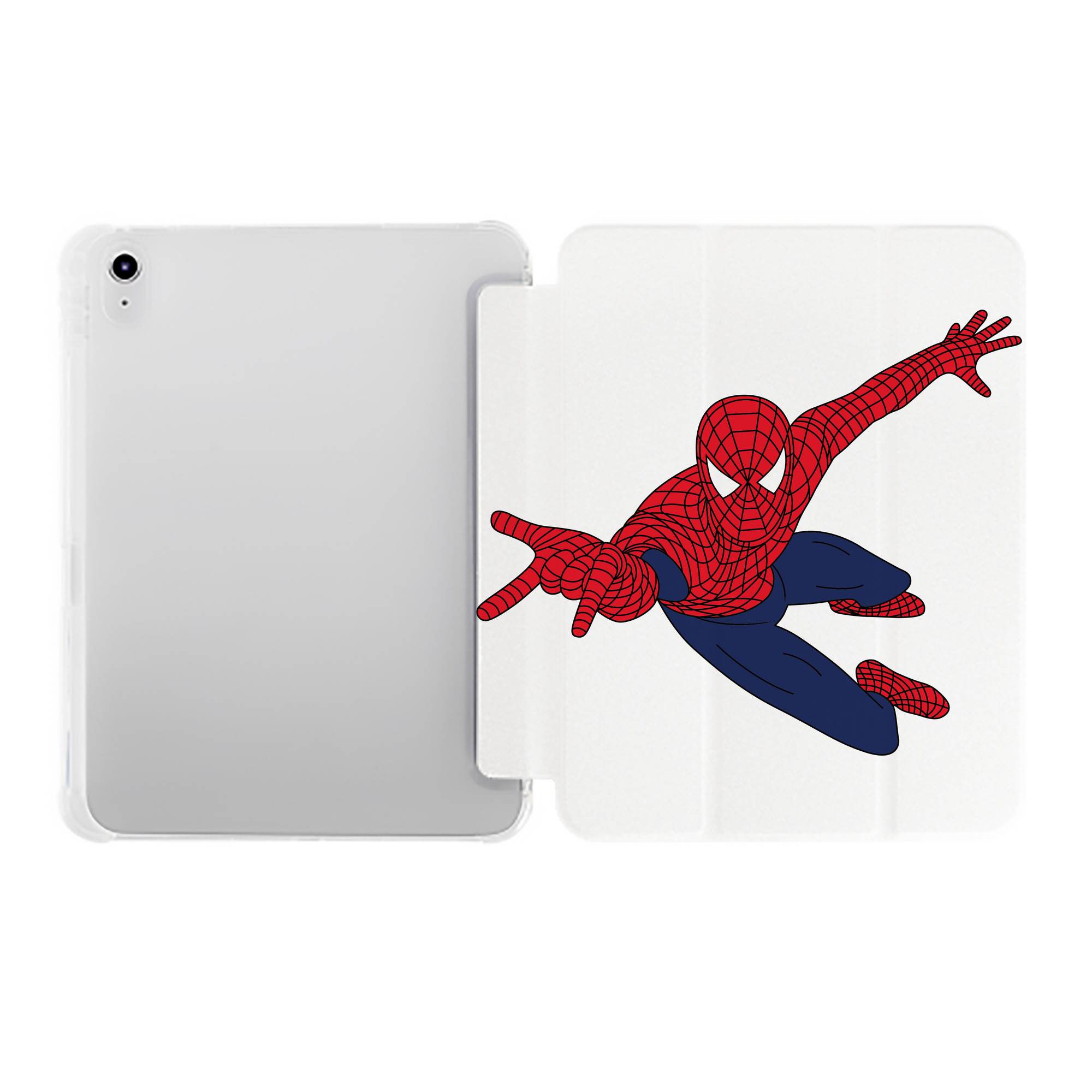 （画像用） アベンジャーズ The Avengers IPad ケース ペン収納付き 三つ折りスタンド PUレザー×シリコン 対応機種9.5/10.5/10.9インチ